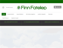 Tablet Screenshot of finnfatelep.hu